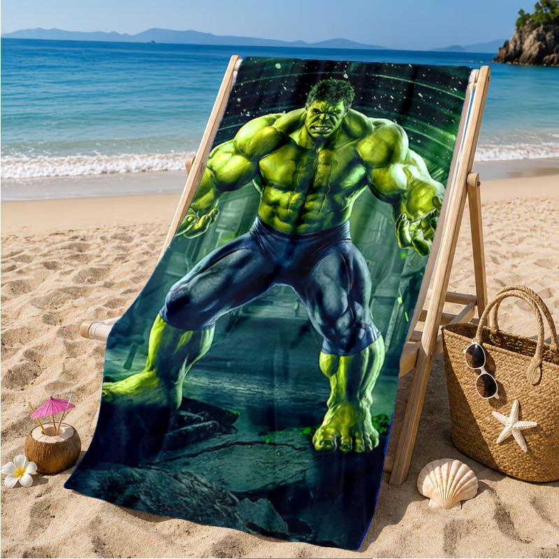 The hero Mighty Transformation Beach Towel Microfiber Beach Towel, Lightweight and Quick-Dry, for Summer Travel, Swimming Pool Fan Birthday Gift