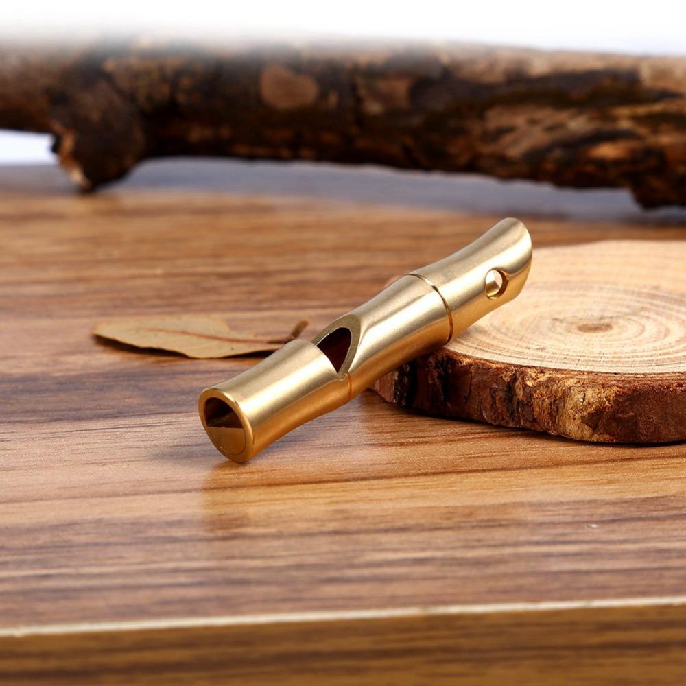 Lightweight Safety Whistles Brass Signal Whistle Durable Survival Whistle Camping Hiking
