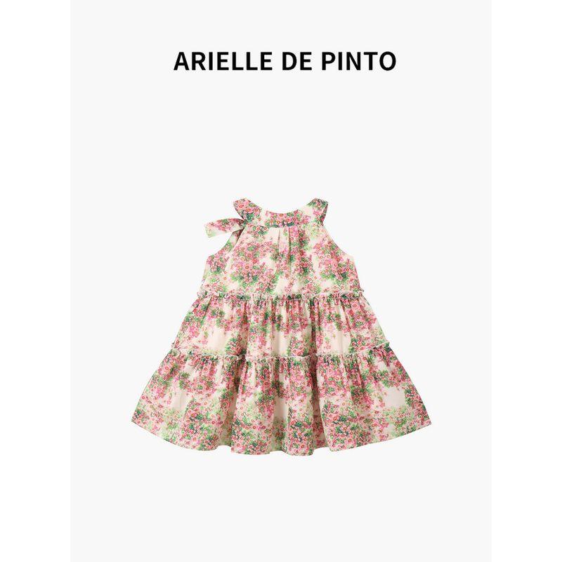 Новое стильное детское платье от французского бренда Arielle De Pinto, модное цветочное платье для девочек