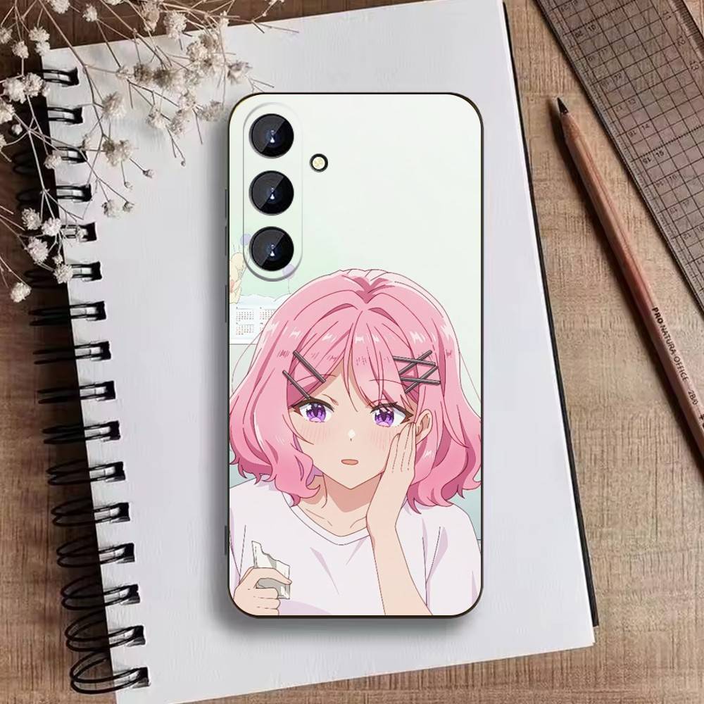 D-Watanare Anime Phone Case For Samsung Galaxy A73,A72,A71,A70,A52,A51 Others Soft Black Cover