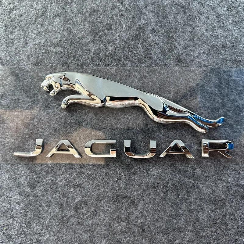 3D METAL Car Front Hood Emblem Rear Trunk Badge Sticker Rear Trunk Decoration for Jaguar XE XF XJ F-Pace F-Type X-Type S-Type ZZ25