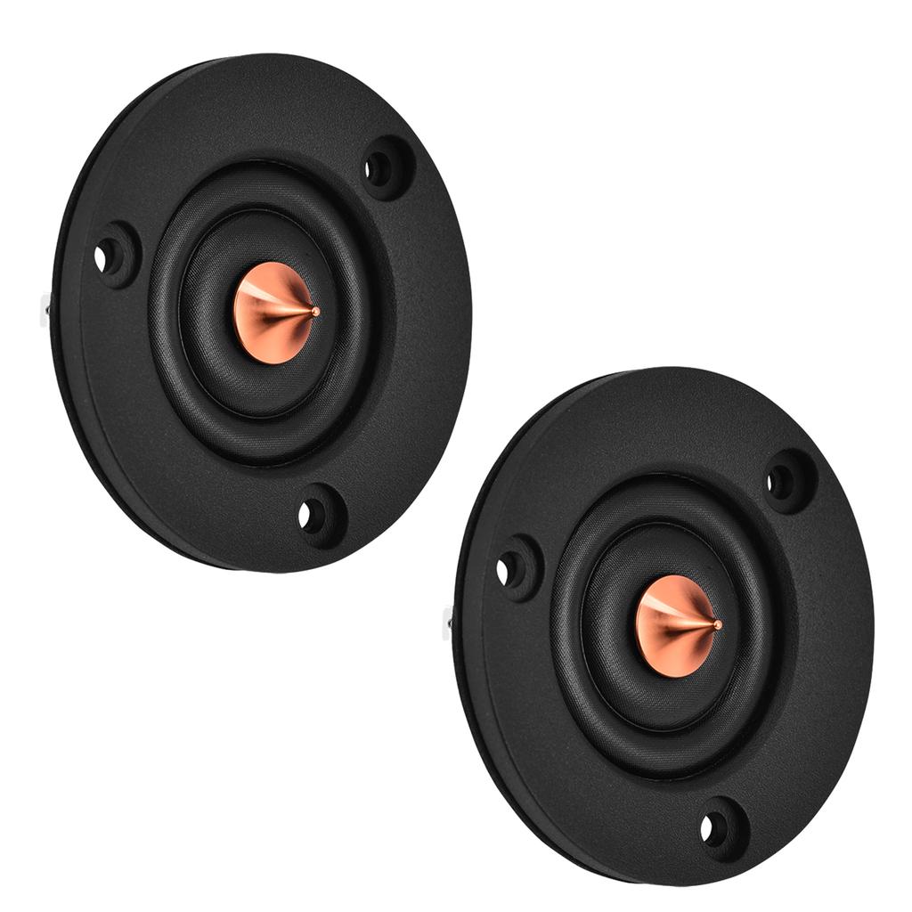 2pcs 2" 4Ohm 4 Ohm 30W Silk Film Dome Tweeter Treble Speaker Car Loudspeakers