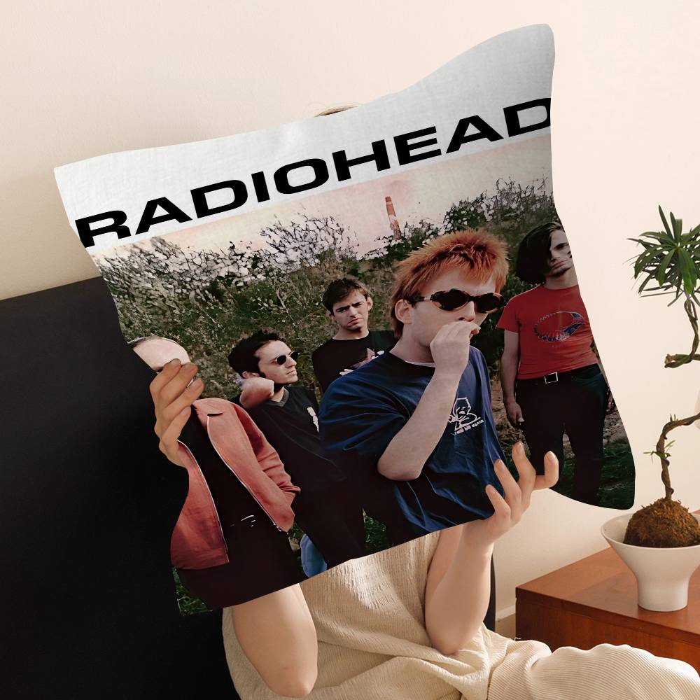 Арт-рок-группа Radiohead Кленовый дизайн Наволочка Счастливый Осенний Урожай Декор Праздничный Декор Наволочка