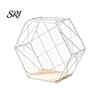 Decorative Wall Storage Shelf Large-Capacity Rack with Hexagonal Shape Art No Drill Display Stand Mounted for Living Room Layered
