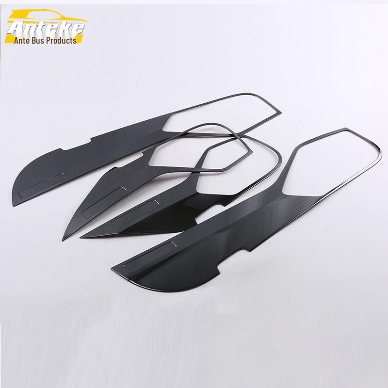 18 CC Накладка на порог автомобиля, подлокотник с пайетками и декоративная панель