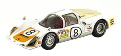 Spark Porsche Carrera 6 Победитель Гран-при Японии 1967 Икудзава Готовая модель 1/43 (906-147) #8 Т.