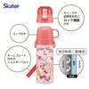 Бутылка для воды Skater Water 470 мл или 430 мл Sanrio Hello Kitty Fancy Snacks, нержавеющая сталь, спортивная, детская, 2-сторонняя, (Прямое питье) (Питьё из чашки), Дизайн, и