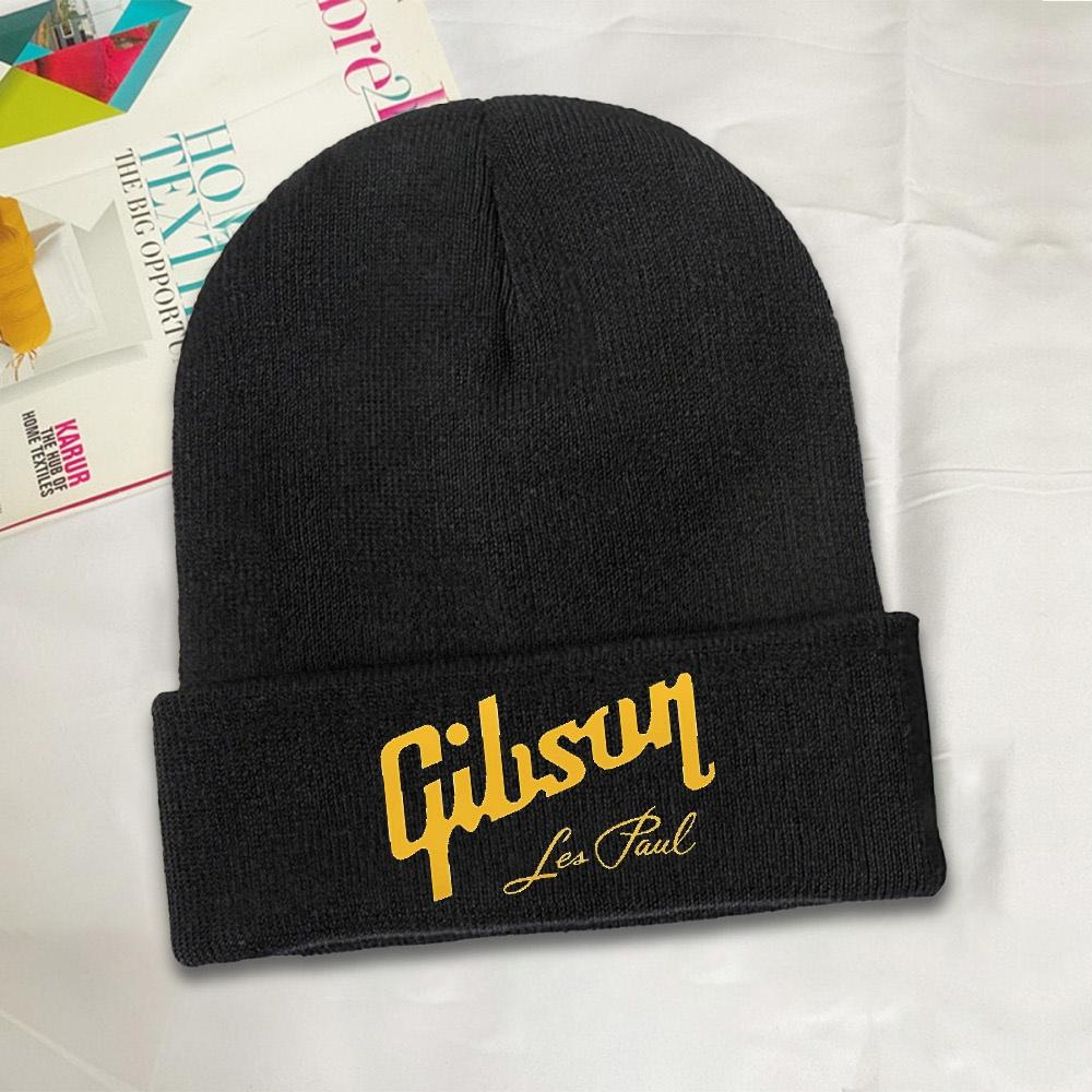 1pc Hiphop Gibson Les Paul Hat Autumn Winter Beanies Ski Cap Unisex Knitted Caps