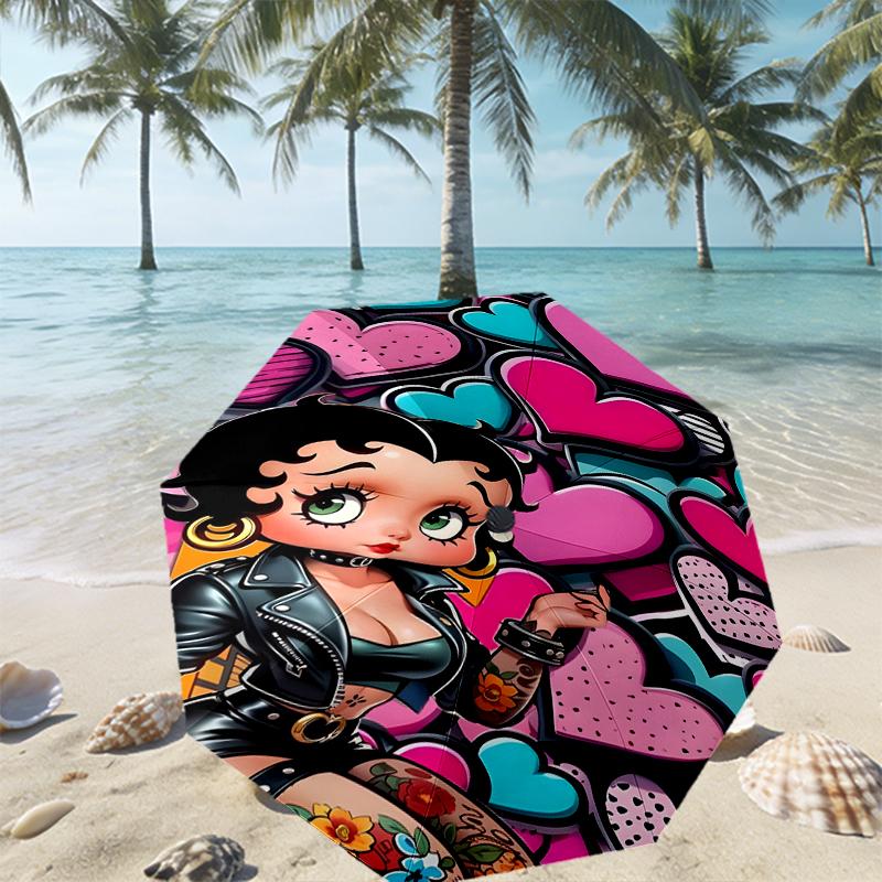 Sexy Doll Print Umbrella Automatic Opening/ Closing - Portable Foldable Design - Daily use for Travel/Outdoor - Gift for Birthday