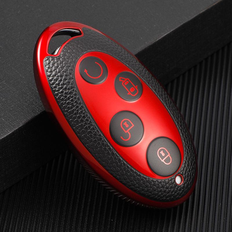 BYD Yuan Key Case for S7, Song Plus, Classic, Song Max, and Qin Pro - Full Coverage Key Shell Buckle