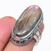 Labradorite Gemstone 925 Sterling Silver Jewelry Ring Size 6.5
