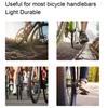 1 пара алюминиевых сплавов, черная велосипедная ручка, заглушка для руля, 22*42 мм