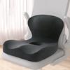 Seat Cushion with Back Support Memory Foam Back And Seat Cushion Ergonomic Pressure Relief Cushion for Office Car Travel Long Sitting Hours