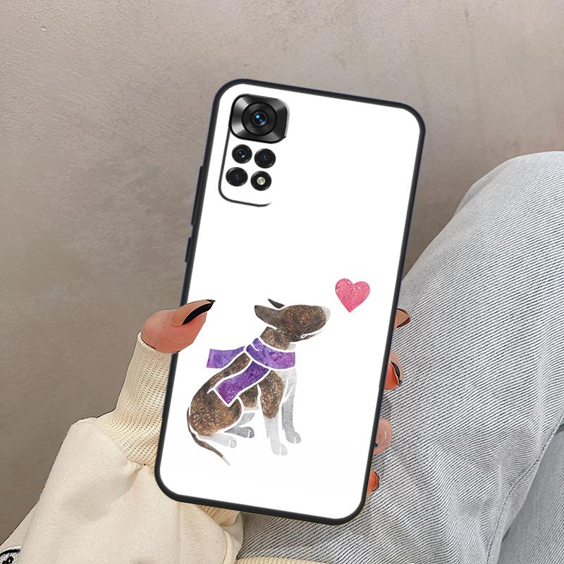 Собака Английский Бультерьер Для Xiaomi Redmi Note 13 10 12 11 14 15 Pro Plus Чехол Обложка Для Redmi 15 13C 12C 14C 10C 15C