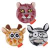 1PC Pets Monster Plush Toys Squeaky Dog Chew Balls 2 In1 Funny Puppy Ball Electronic Toy For Puppy Entertainment Intelligence