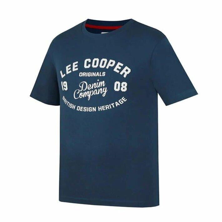 Lee Cooper Men's Blue C Logo T-Shirt, Size XL