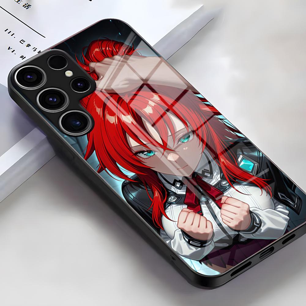 Чехол для телефона High School DxD Hero для Samsung S26 S25 Edge Ultra S23 S22 S21 S20 Ultra Plus S24 Fe A54 A53 A25 Стеклянная крышка