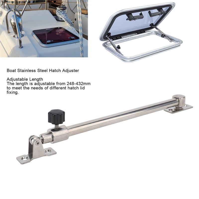 2025 Trend For Yacht Compatible Marine Hatch Lid Adjuster 248-432Mm Adjustable For Yacht Replacement Part