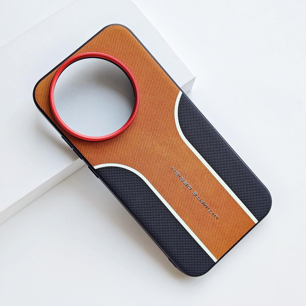 Чехол для Realme GT 8 Pro Роскошный ПУ Кожаный с цветовыми блоками Силиконовая крышка Для Honor Realme GT8 Pro Корпус Модный Простой Бампер
