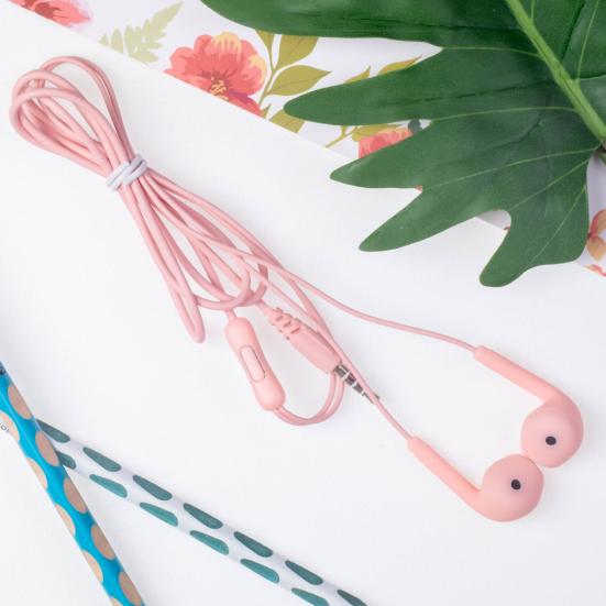 Проводные наушники U19 Mega Bass Macaron High Fidelity Цвет 3,5 мм Внутриканальные Игровые наушники