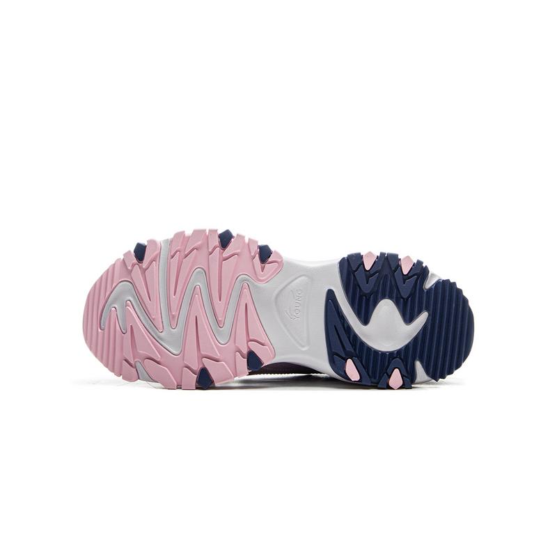 Li Ning Детские из искусственной кожи Удобные Модные Нескользящие Износостойкие Легкие Амортизирующие Низкие Повседневные Кроссовки YKCU192-14