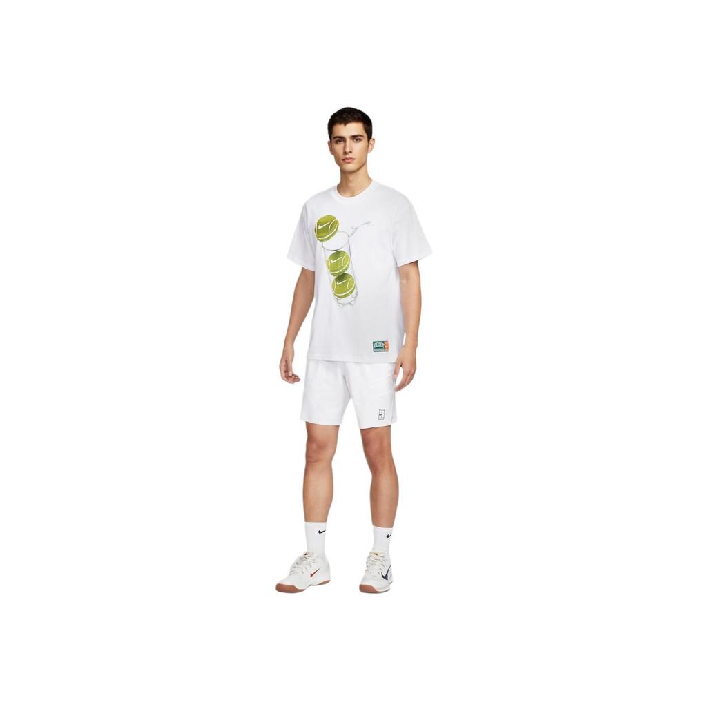 Nike Мужские тренировочные шорты для тенниса Nike Dri-Fit Белые FZ9323-100