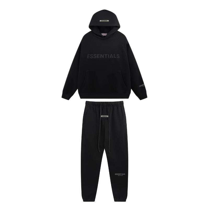 ESSENTIALS Унисекс Свободная Светоотражающая Толстовка с 3D-буквами