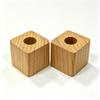 Walnut Wood Square Pen Holder Creative Office Desktop Storage Ornaments Space Saving Multifunction Stationery Pencil Storage Box