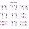 Fitness Workout Equipment Rubber Resistance Bands Portable Yoga Elastic Band Yoga Tension Belt