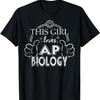 Девушка любит футболку по биологии AP Подарок Футболка учителя биологии