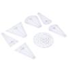 Quilting Rulers Shaped Patch Work Template Tool Ruler DIY Transparent Acrylic Sewing Ruler