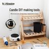 Набор для изготовления ароматических свечей своими руками: Индукционный нагреватель, Воскотопка, Термометр, Материалы
