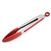 Anti-slip Kitchen Tongs BBQ Stainless Steel Silicone Tip Salad Bread Serving Tool Non-Stick Kitchen Barbecue Food Clamp