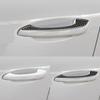 4Pcs Real Carbon Fiber Car Exterior Door Handle Sticker For Porsche Macan 14-21