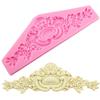 Silicone Mould European Crown Embossed Baking Flower Lace Chocolate Mould Wedding Decoration Tools