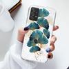 Чехол для телефона Samsung A52s A52 Цветочный силиконовый чехол для Samsung Galaxy A52 Fundas Coque Прозрачный мягкий Capas Цветочный TPU