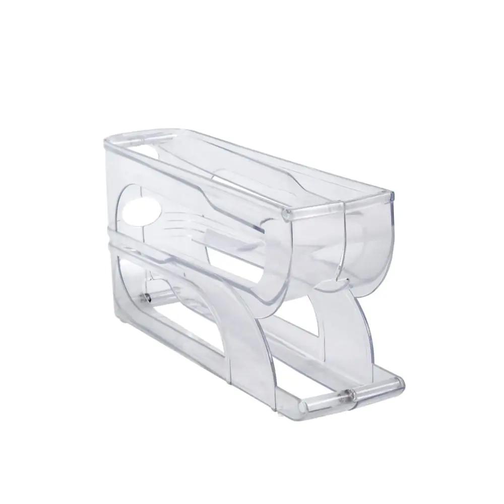 3/4 слоя автоматический яичный ролик большой емкости холодильник ящик для хранения яиц бытовой яичный ролик стойка диспенсер органайзер