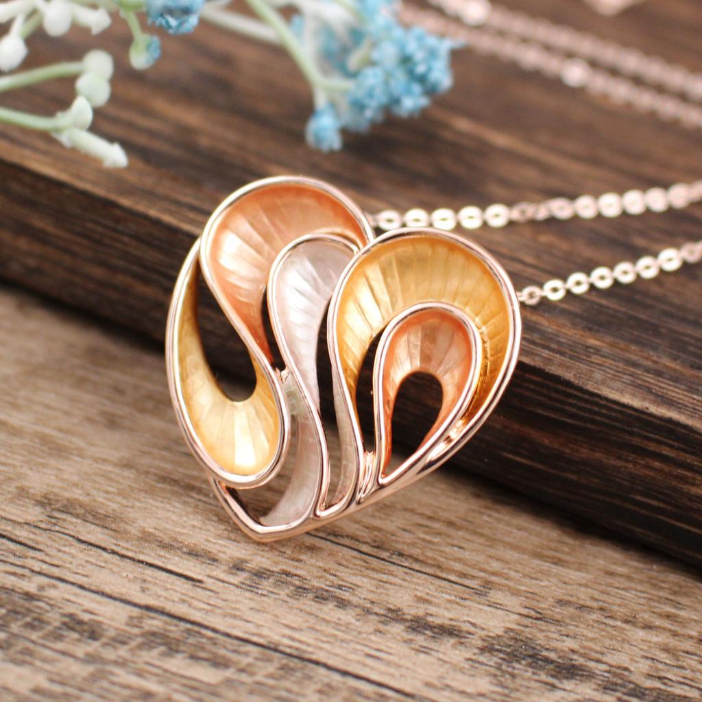 Эмалевое геометрическое ожерелье в виде морской звезды, женское простое высококлассное ожерелье с нерегулярным цветком