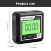 Digital Angle Finder Gauge with Magnetic Base and Backlit LCD Display Angle Ruler 4 of 90 Degree Digital Level Box for