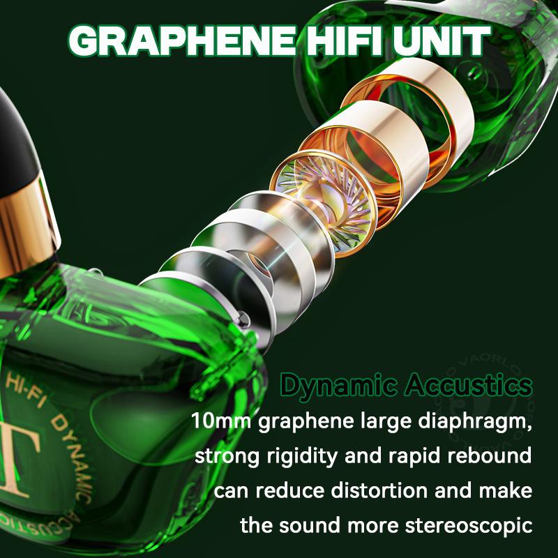 9D Surround HIFI Heavy Bass Wired Earphones Dynamic Music Headset With Mic Earbuds 3.5MM In Ear Wired Race Gaming Headphone