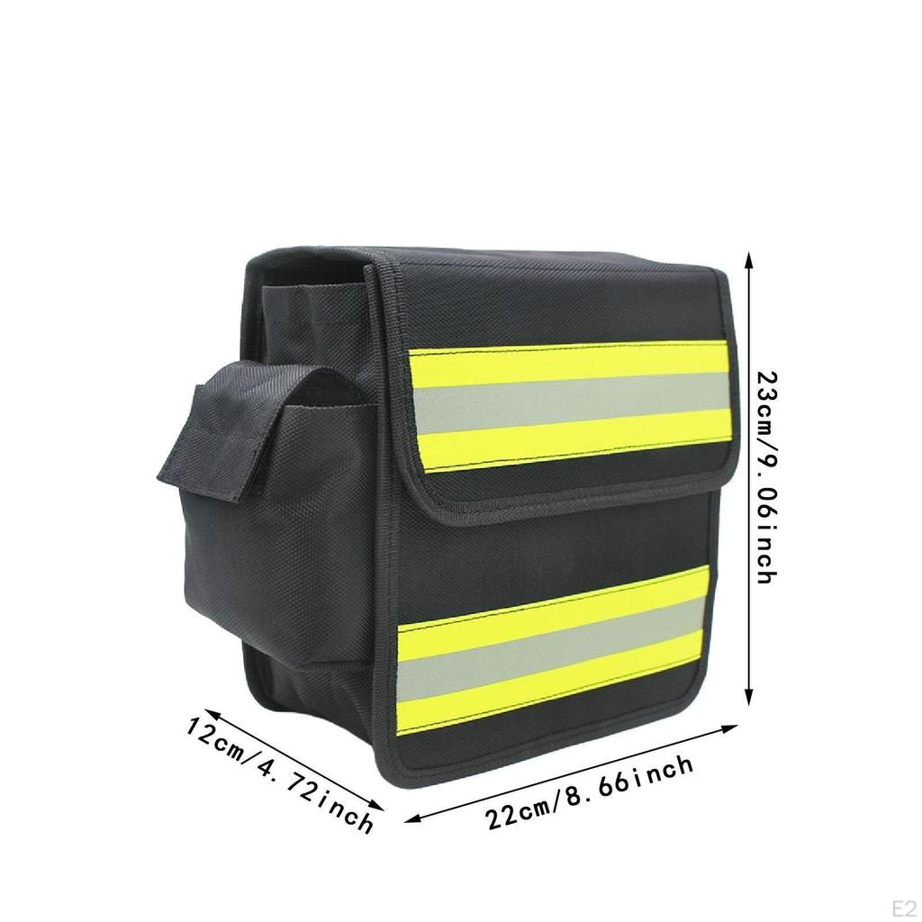 Firefighter Waist Bag Tool Storage Multipurpose with Reflective Strips Waterproof Premium
