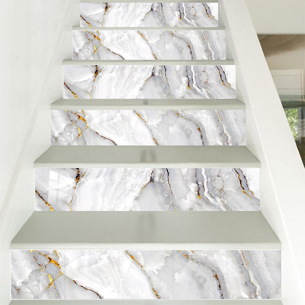 10 шт./компл. керамическая плитка из ПВХ с имитацией мрамора для предотвращения пятен Восстановленная самоклеящаяся бумага для украшения дома Декоративные пленки Наклейки на стены