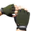 Новые тактические перчатки для рыбалки с половиной пальца, противоскользящие мужские варежки для спорта на открытом воздухе, камуфляжные перчатки для рыбака, охотничьи перчатки S-2XL