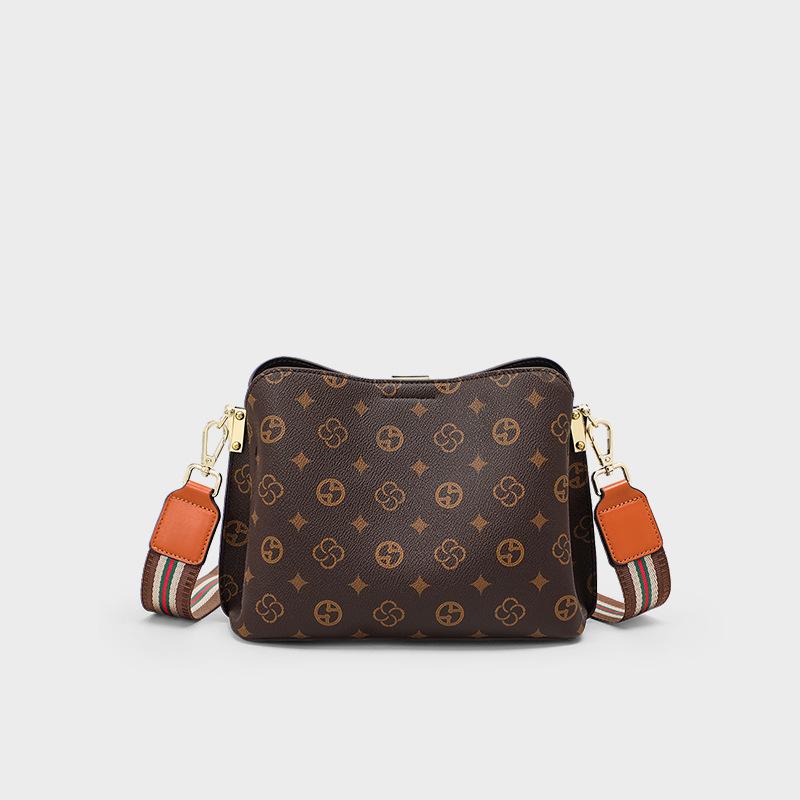 Сумка-ведро Осень и зима Новая модная женская сумка через плечо Большая вместительная сумка для мам Сумка на плечо для пресбиопии