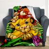 Lion Flannel Blanket Throw Blanket Soft Warm Sofa Bed Camping Home Decor Unique Christmas Gift C922130