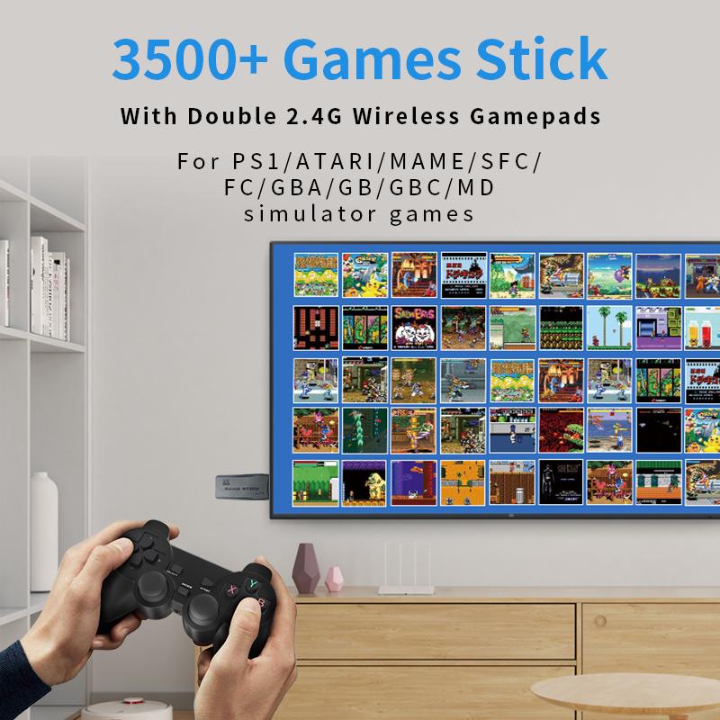 Игровая приставка, игровая консоль, телевизор 64 ГБ, поддержка Dendy, Sega, Game Boy, 10000 игр