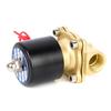 AC110V 1/2 дюйма латунный электрический электромагнитный клапан вода воздух топливо газ нормальный закрытый новый