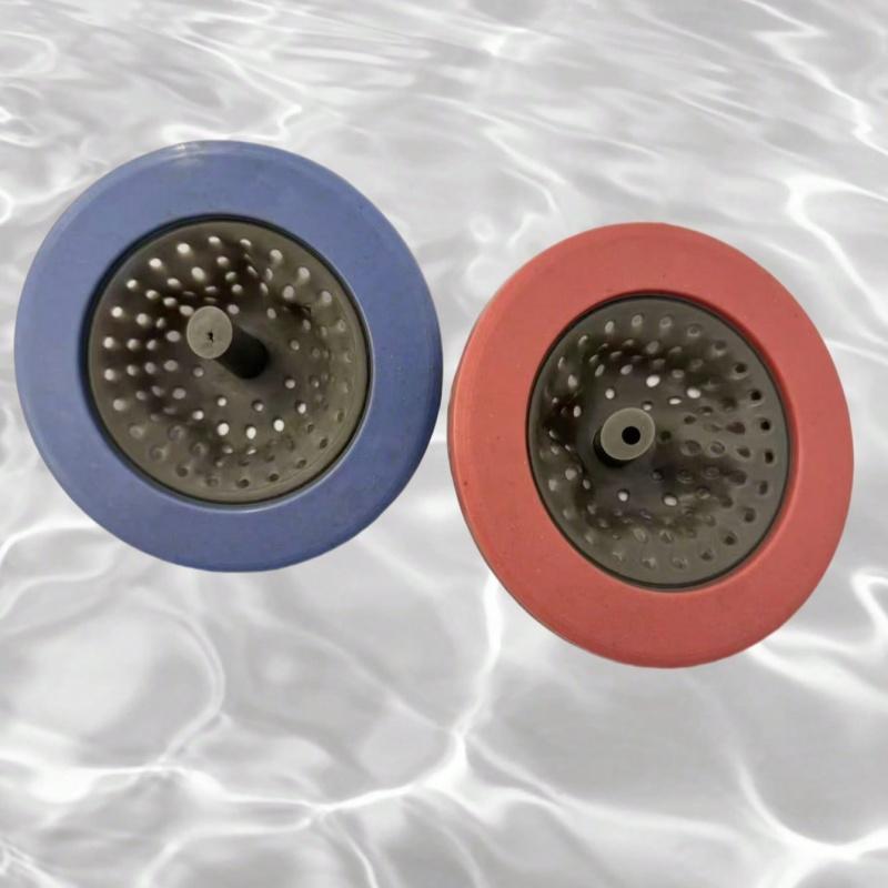 4 шт. силиконовый фильтр-заглушка для раковины, сетка для слива кухонной раковины, нажимной напольный слив, фильтр против засорения