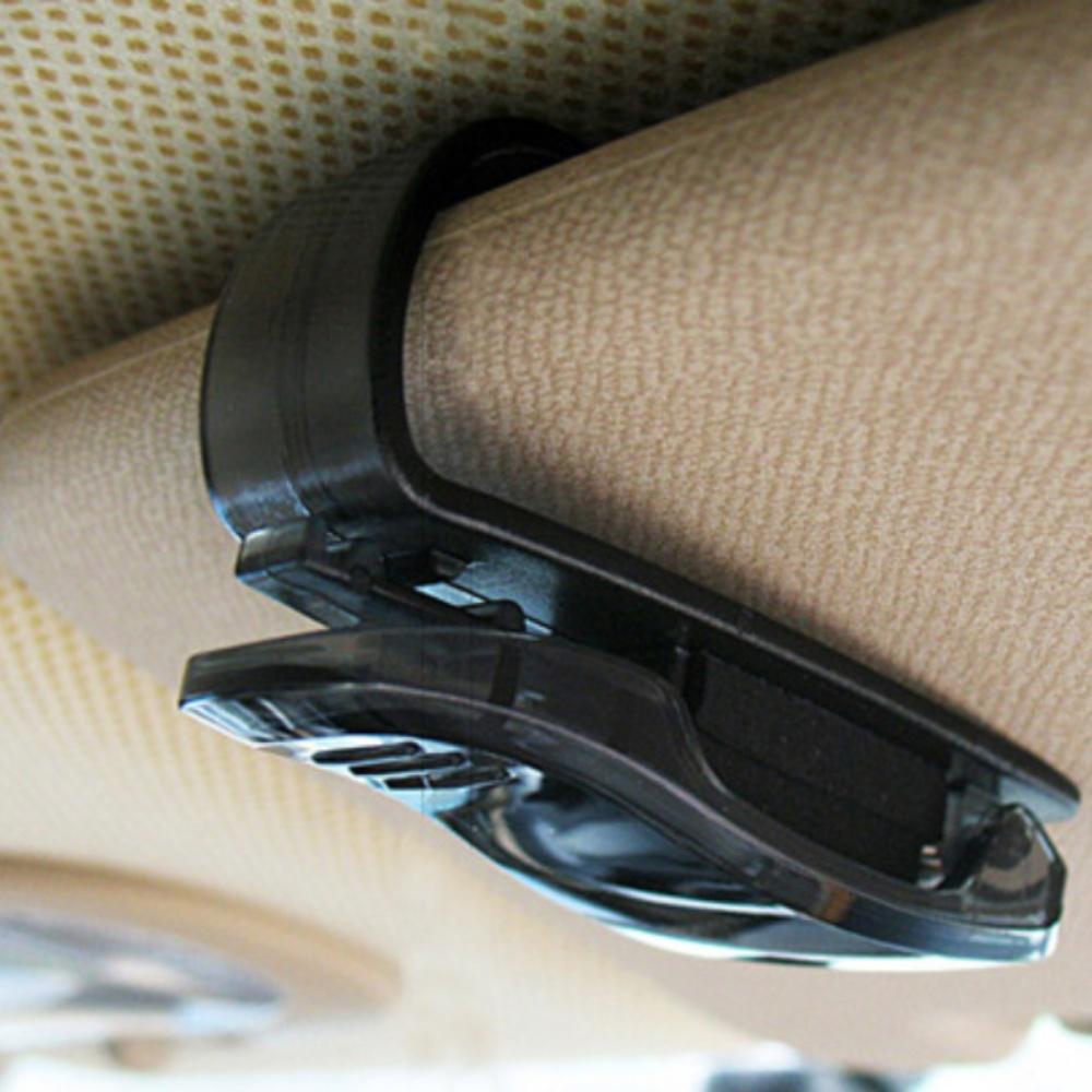 1PC High Quality Sunglasses Clip Card Holder Car Sun Visor Storage Glasses Mount