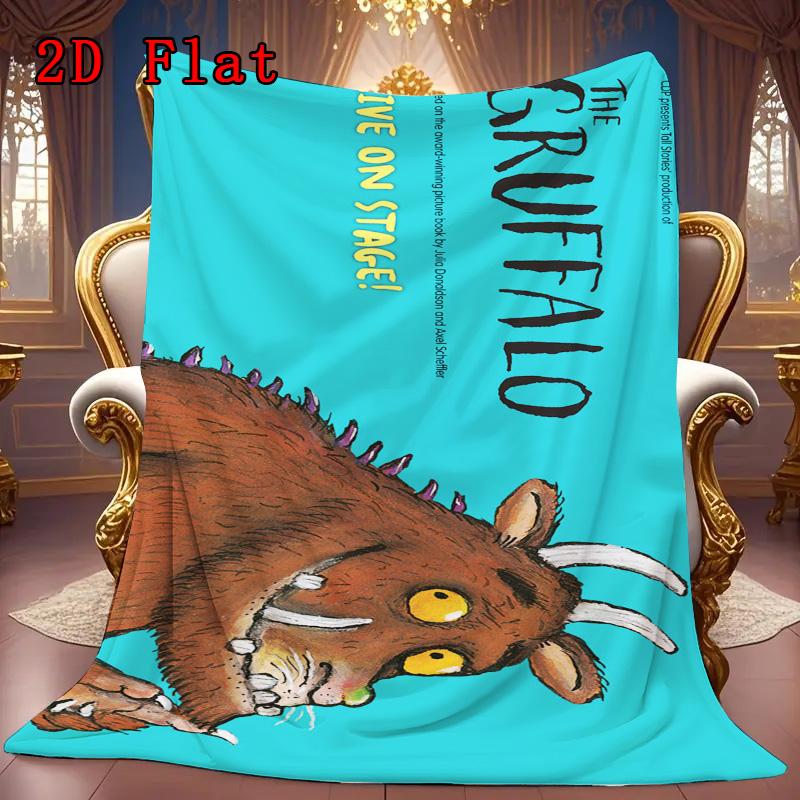 The Gruffalo 2D Flat Pattern Flannel Blanket High quality All Seasons Warmth and Comfort Perfect for Christmas Gifts.NMT0928309